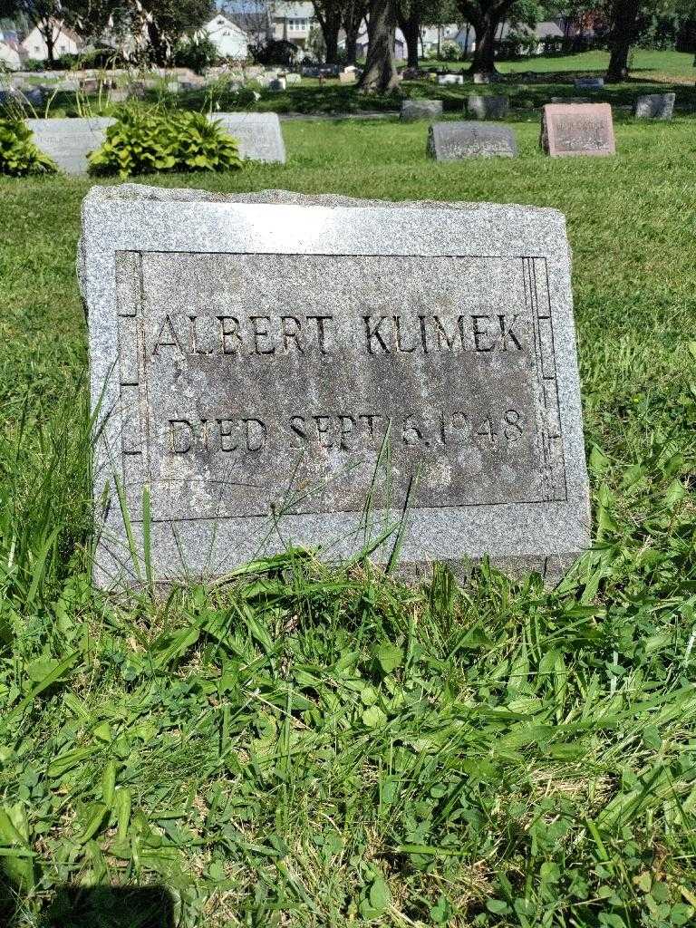 Albert Klimek's grave. Photo 3