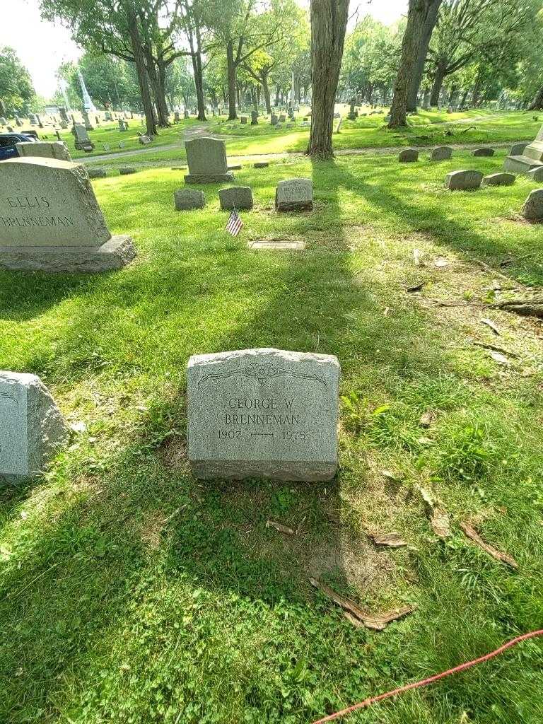 George W. Brenneman's grave. Photo 1