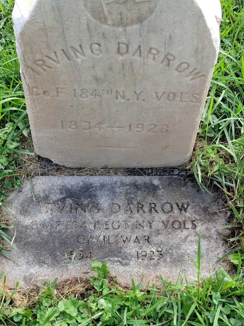 Irving Darrow's grave. Photo 4