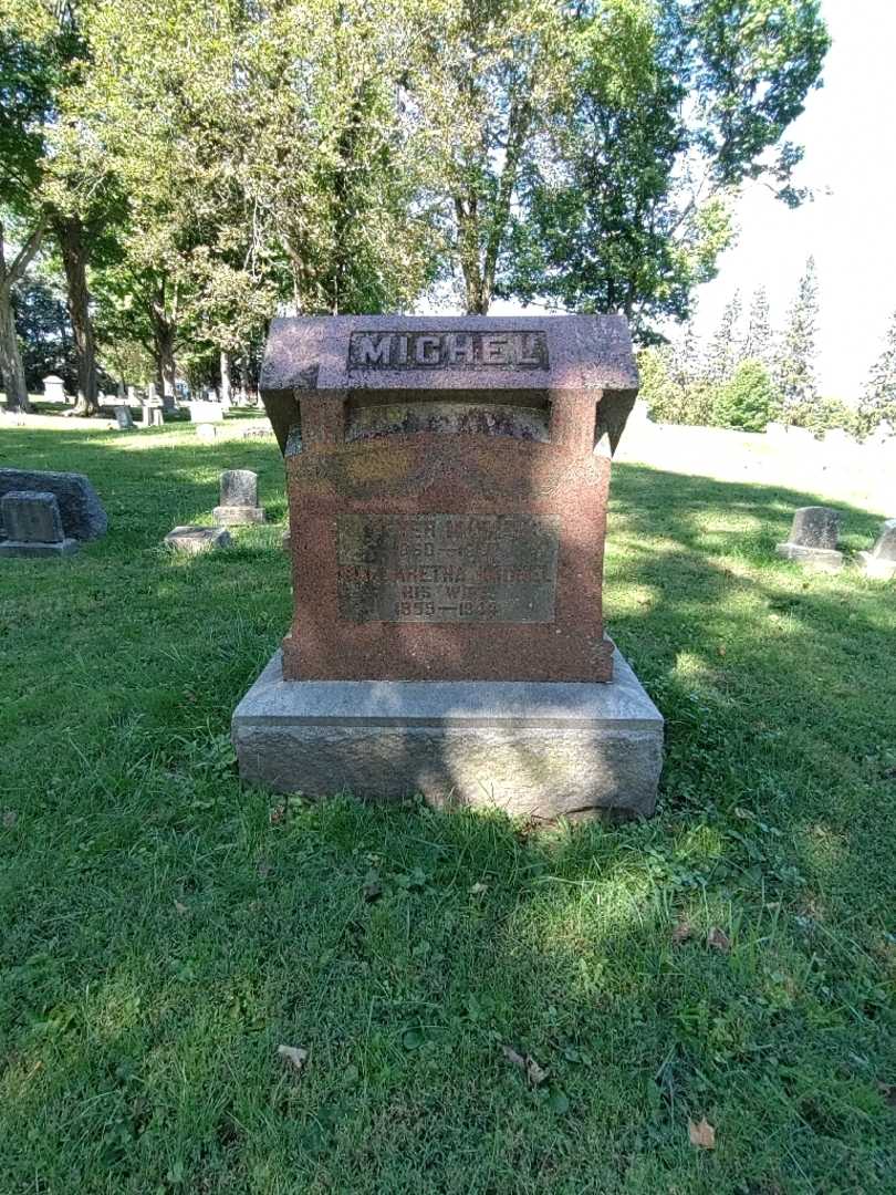 Margaretha Michel's grave. Photo 2