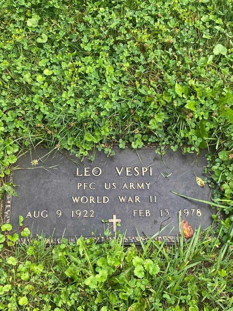 Leo Vespi's grave. Photo 3