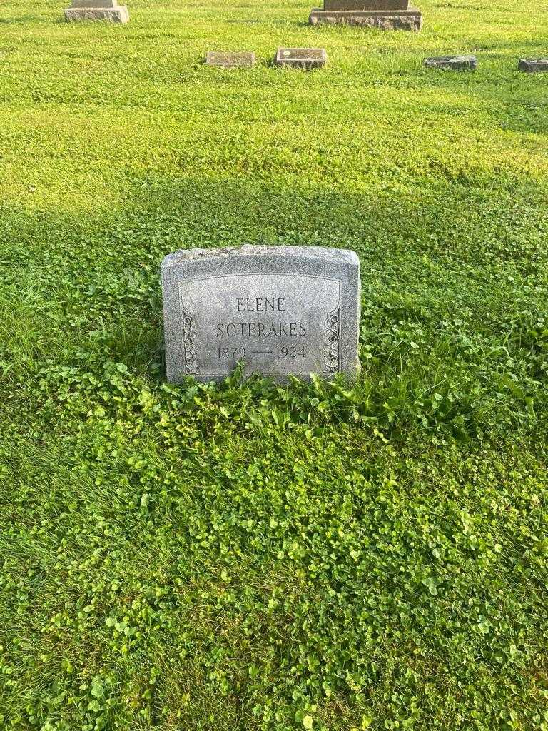 Elene Soterakes's grave. Photo 2