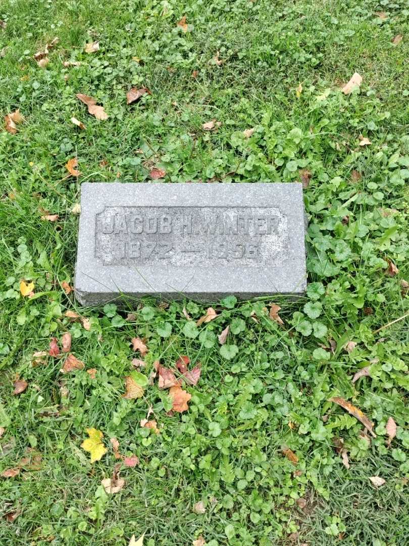 Jacob H. Winter's grave. Photo 2