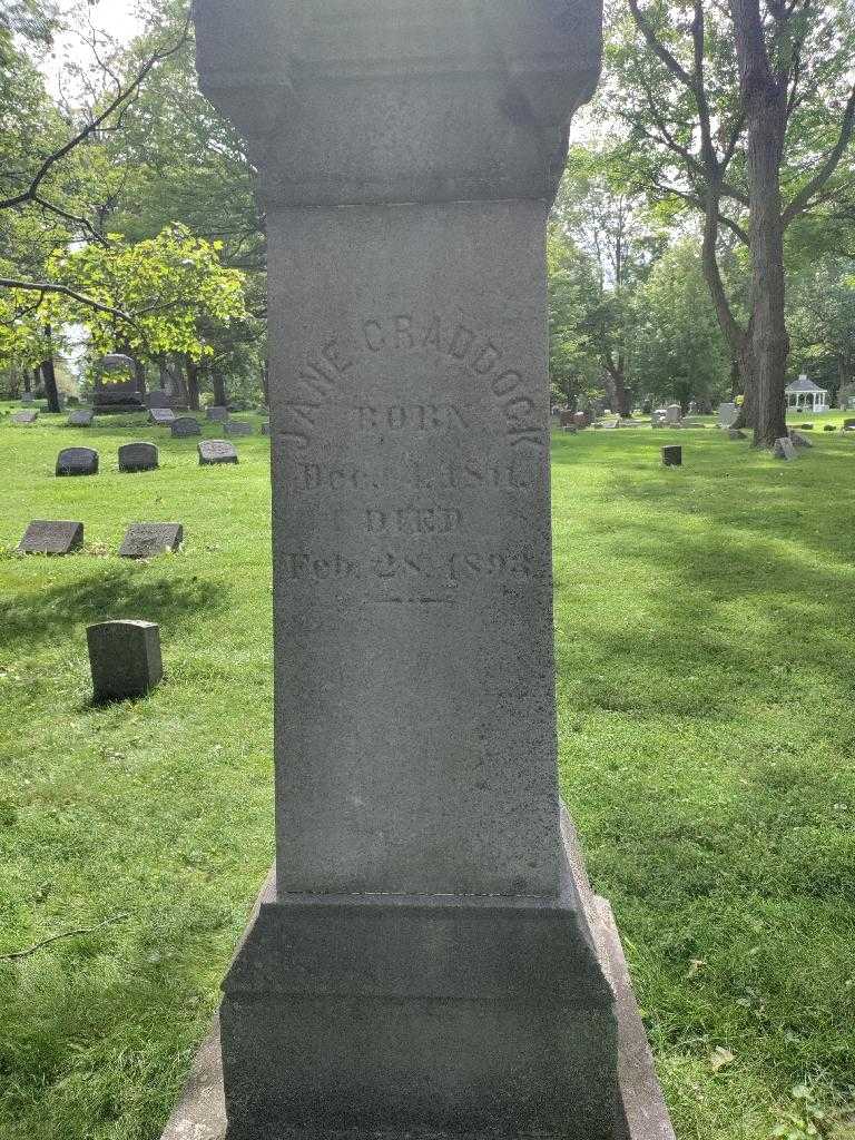 Jane Craddock's grave. Photo 3