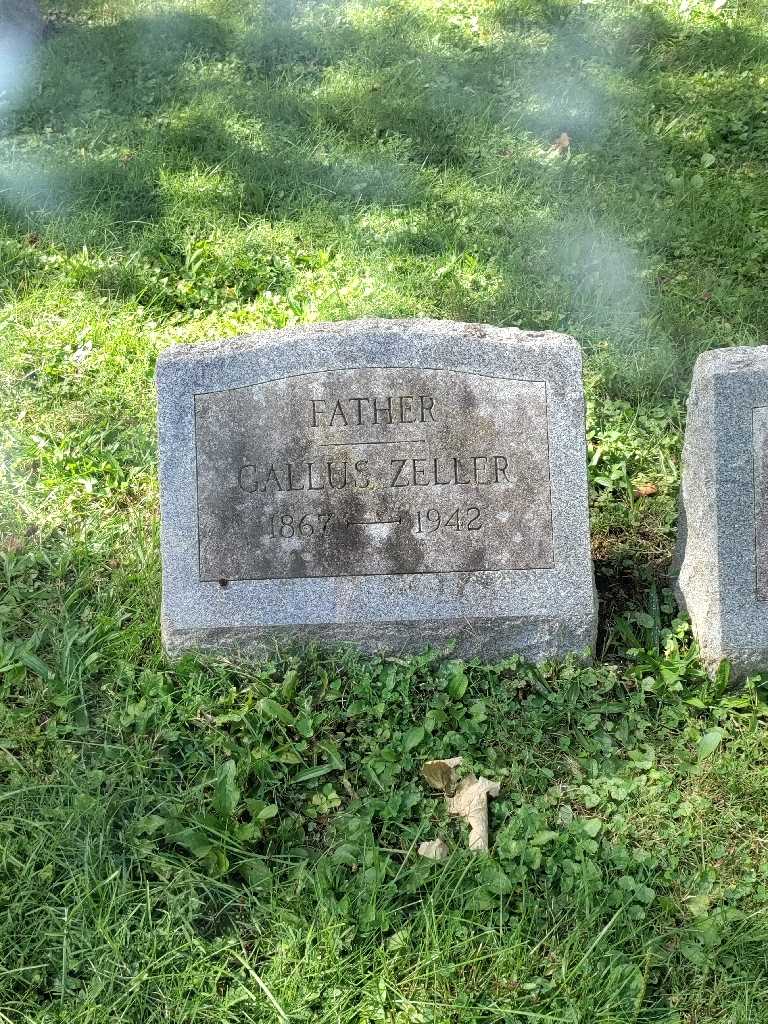 Gallus Zeller's grave. Photo 2