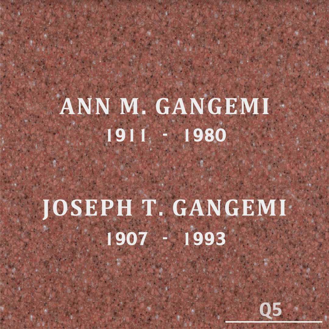 Joseph T. Gangemi's grave