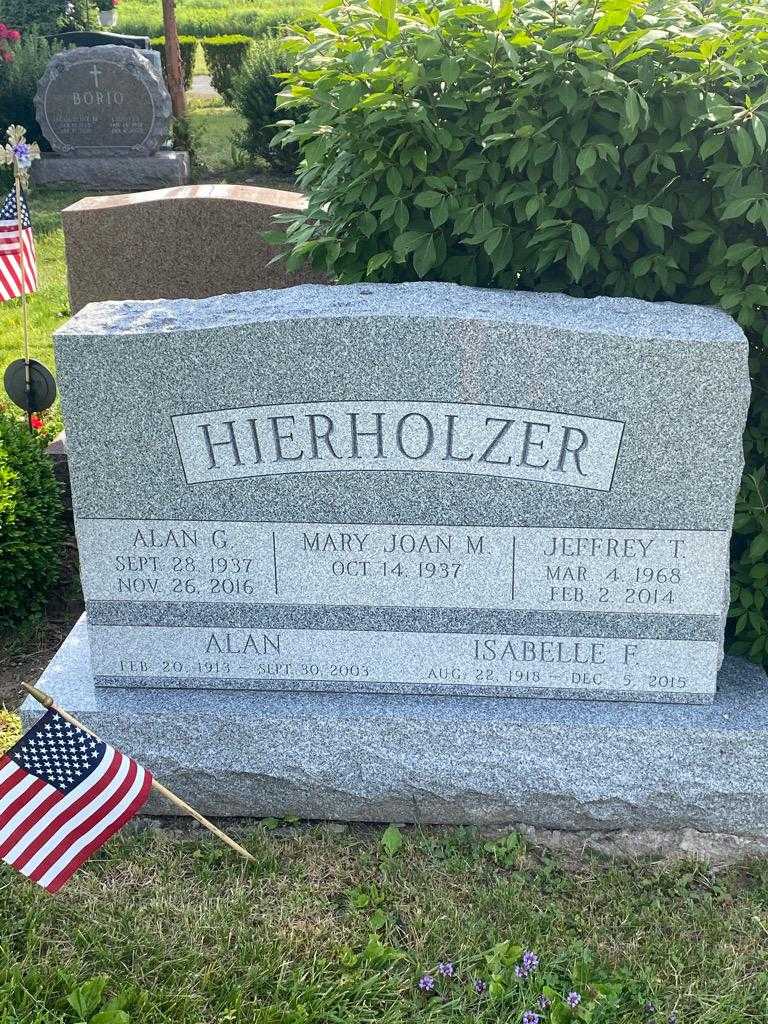 Alan Hierholzer's grave. Photo 3