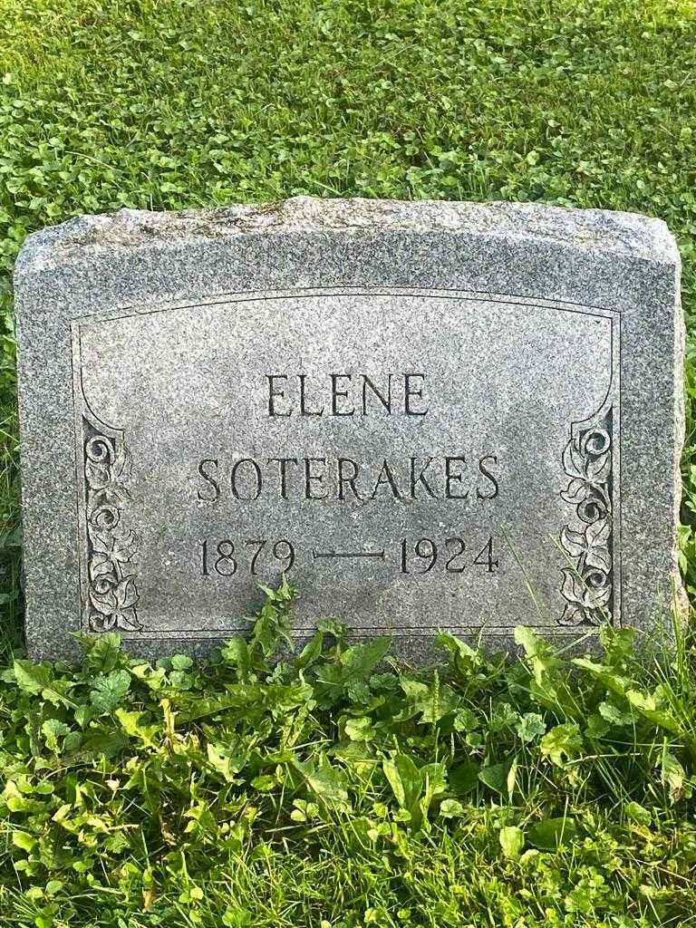 Elene Soterakes's grave. Photo 3