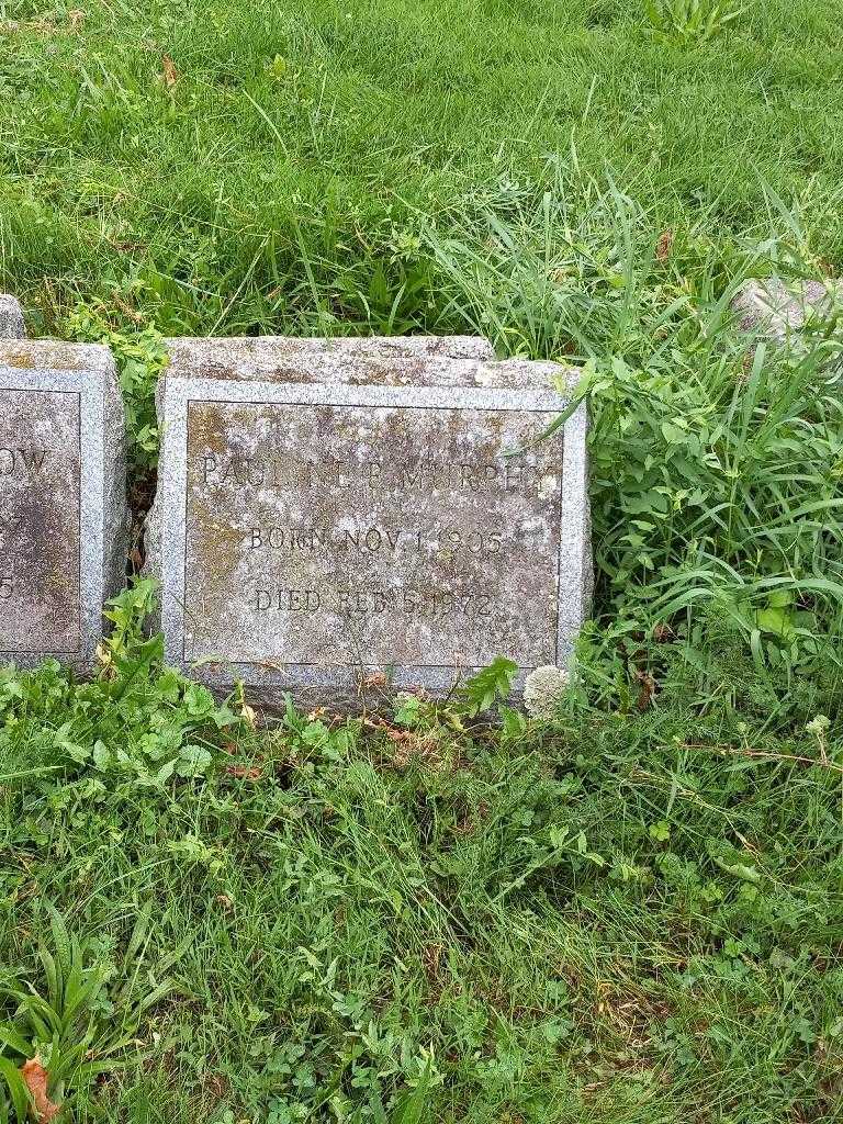 Pauline Rainbow Murphy's grave. Photo 2