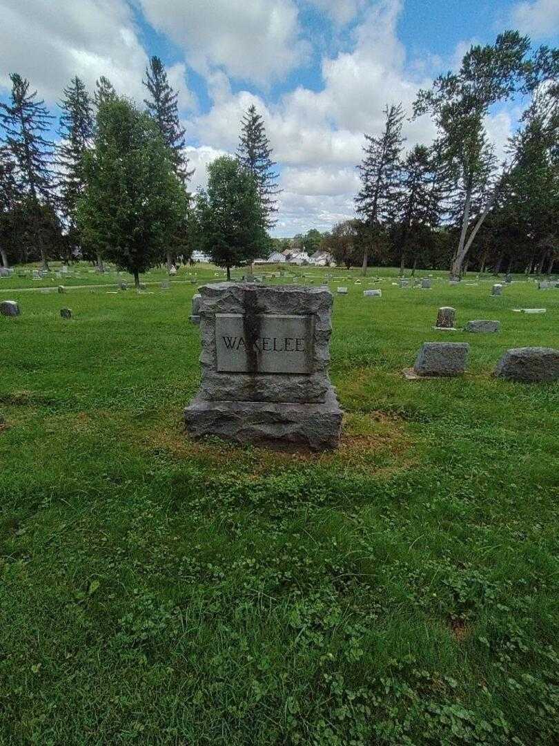 Wellington Wakelee's grave. Photo 1