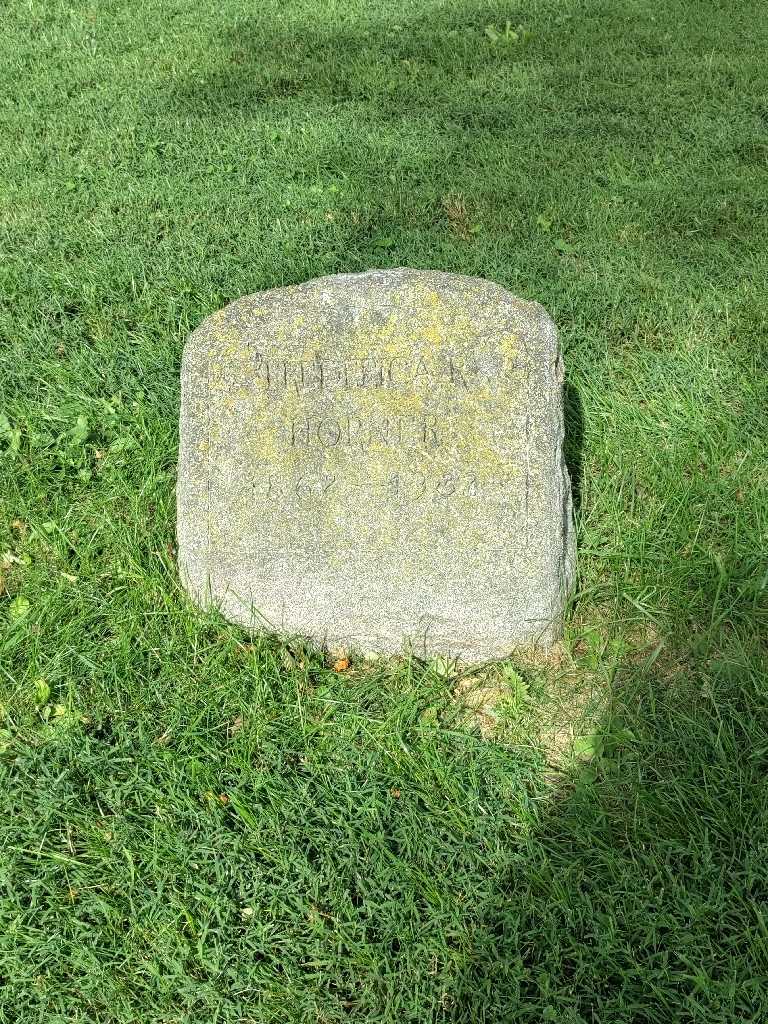 Frederica R. Horner's grave. Photo 2