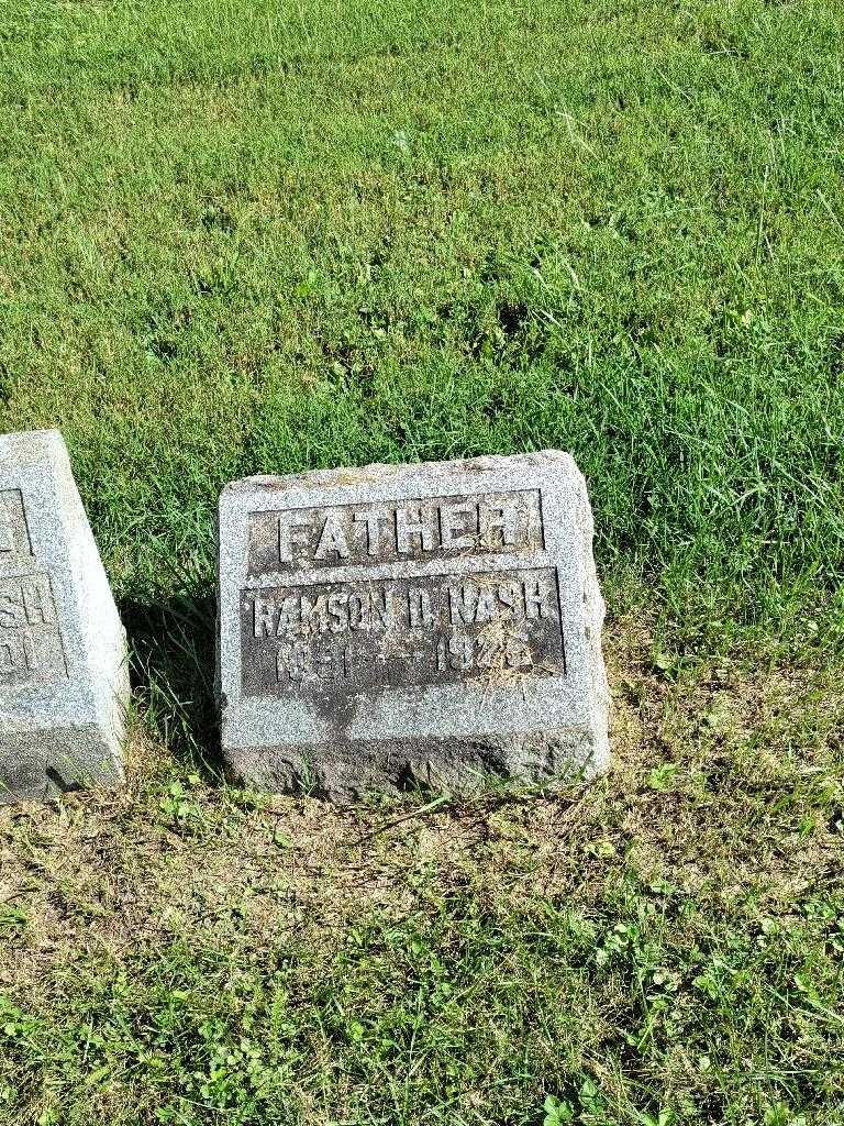 Ransom D. Nash's grave. Photo 2