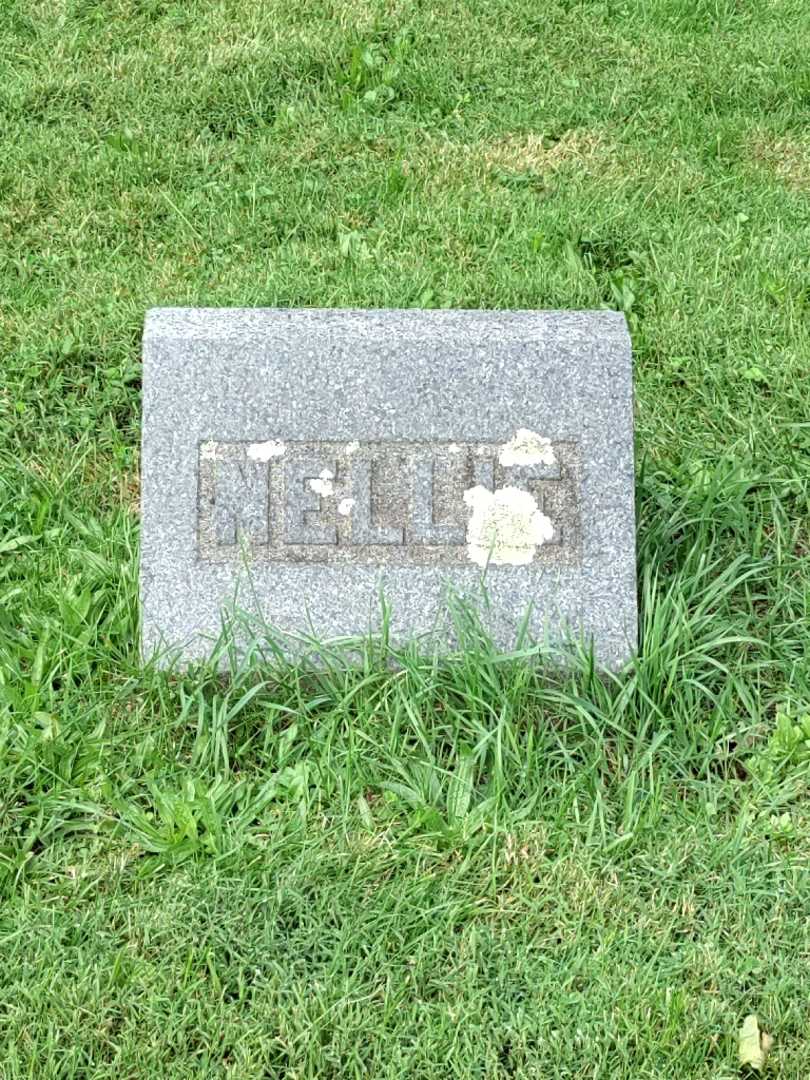 Nellie Blanche Baker's grave. Photo 3