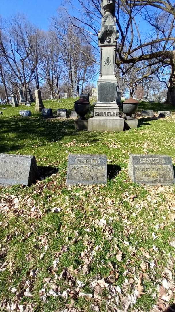 Mary Doehner Smingler's grave. Photo 1