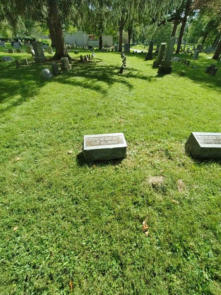 Frederick W. "Fred" Haines's grave. Photo 1