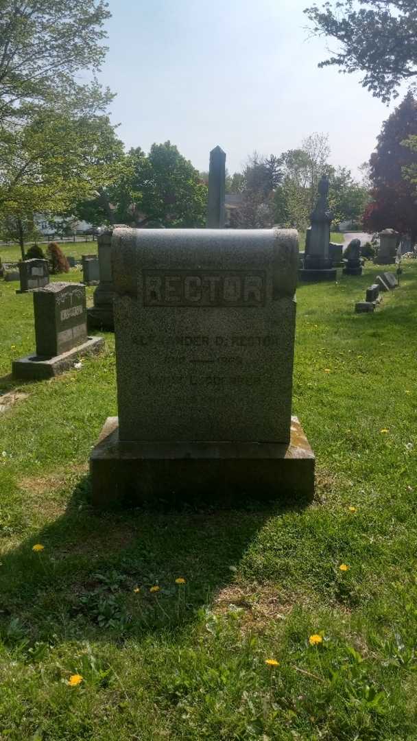 Charles A. "Chas" Rector's grave. Photo 3