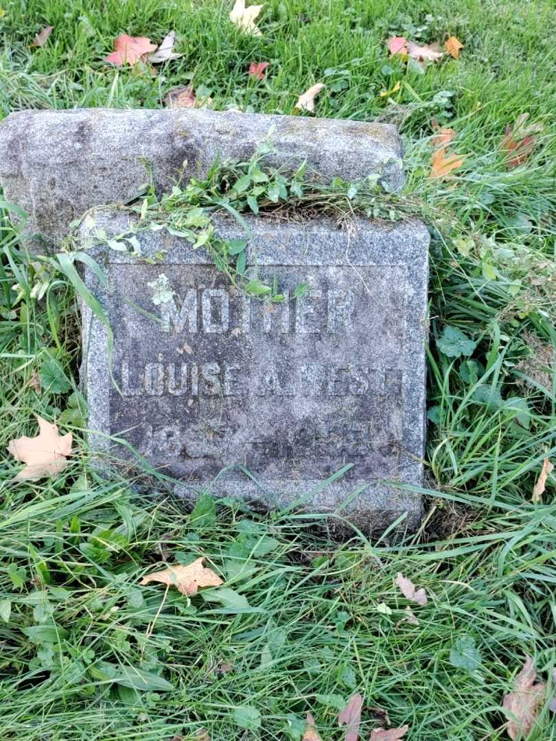 Louise A. West's grave. Photo 3