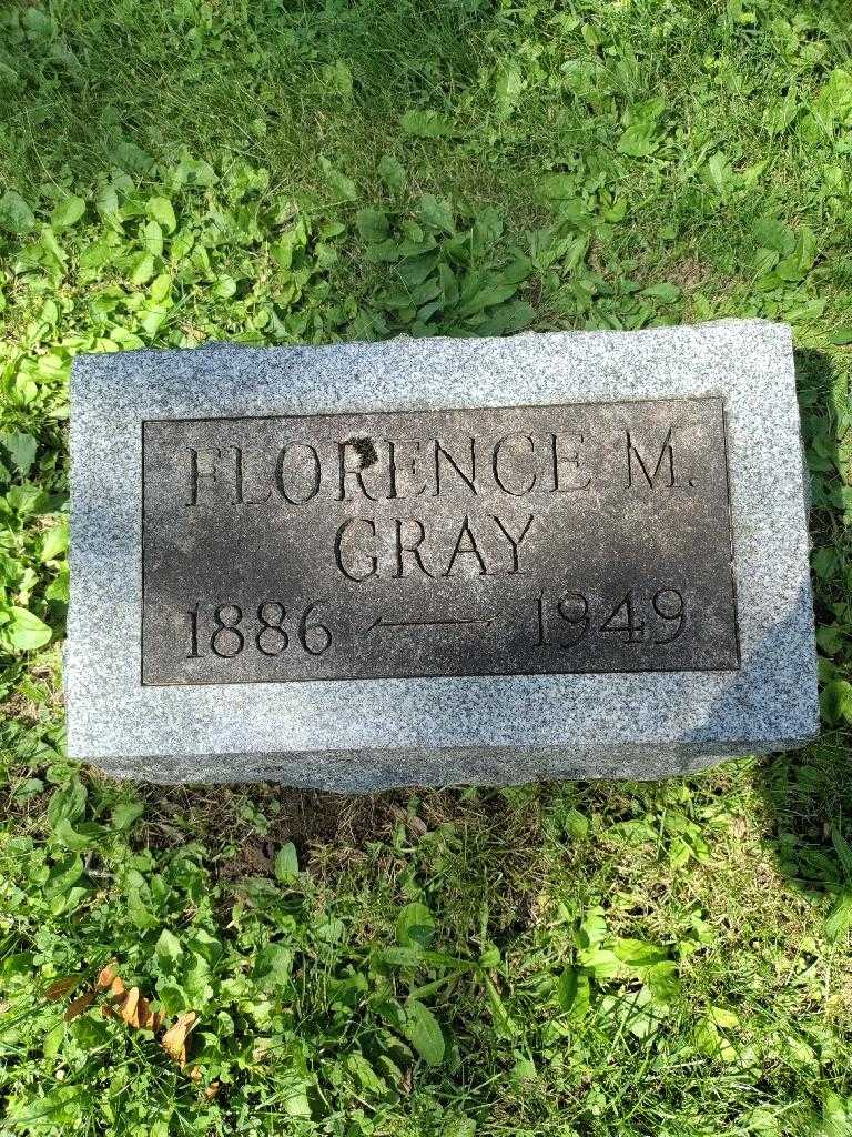 Florence M. Gray's grave. Photo 3
