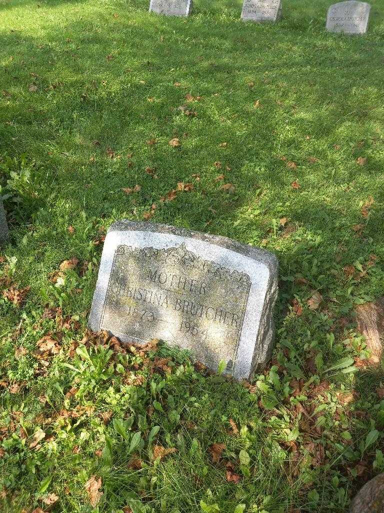 Christina R. Brutcher's grave. Photo 1