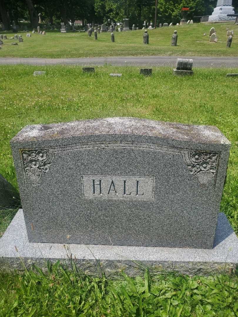 Roy C. Hall's grave. Photo 4