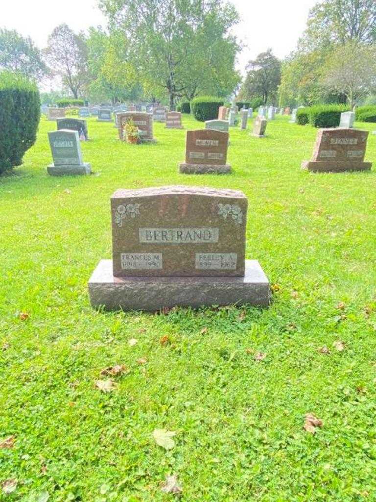 Frances M. Bertrand's grave. Photo 2