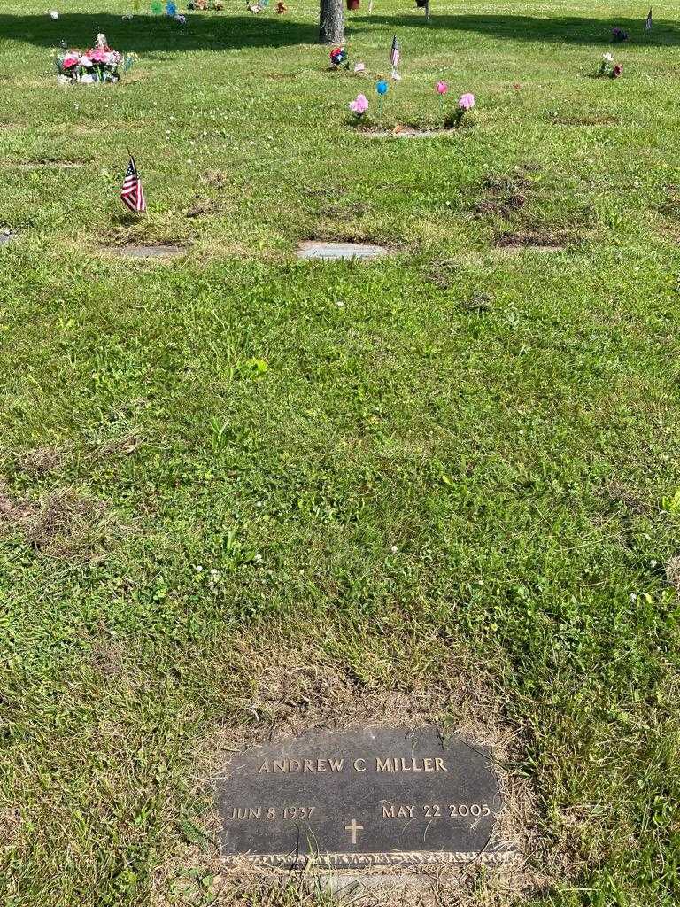 Andrew C. Miller's grave. Photo 2