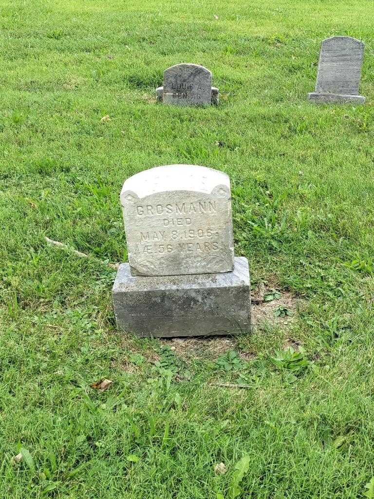 George Grossman's grave. Photo 2