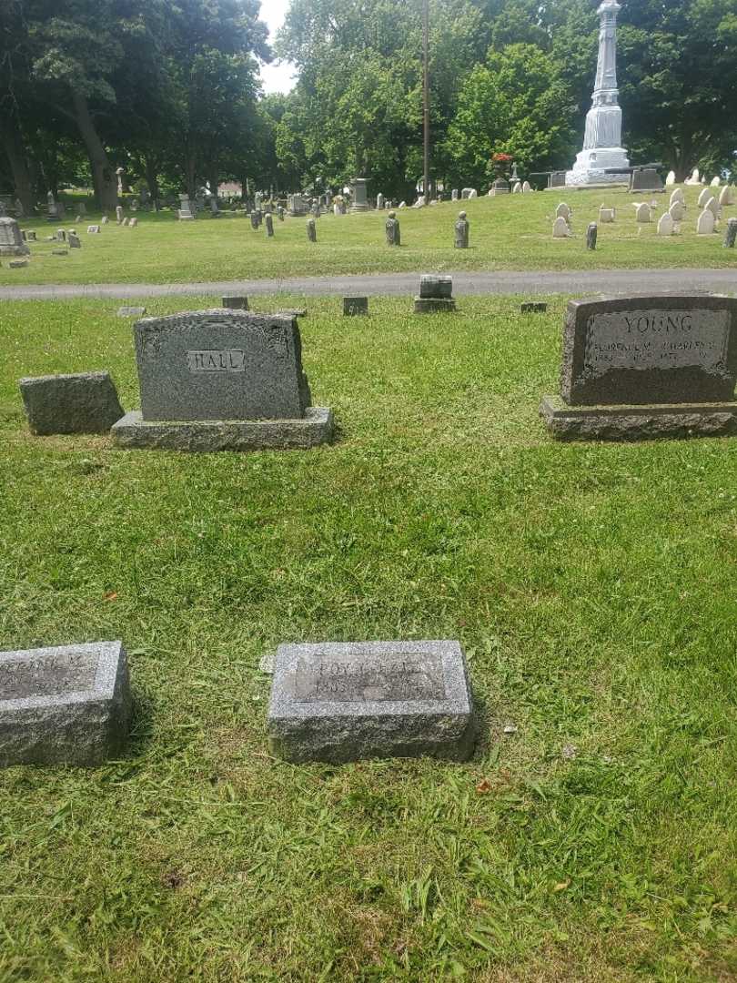 Roy C. Hall's grave. Photo 1