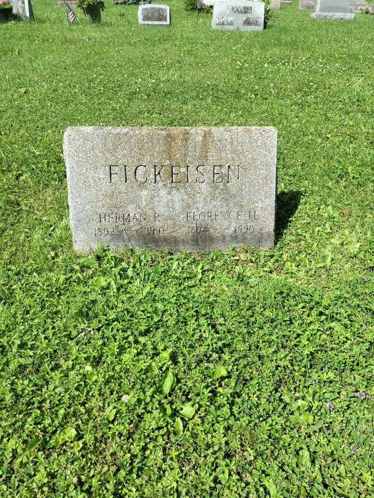 Herman P. Fickeisen's grave. Photo 2