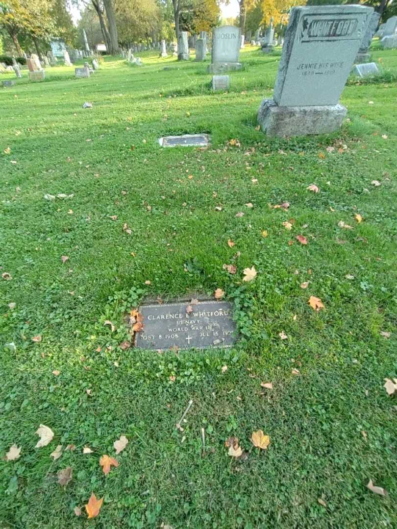 Clarence Edward Whitford's grave. Photo 1