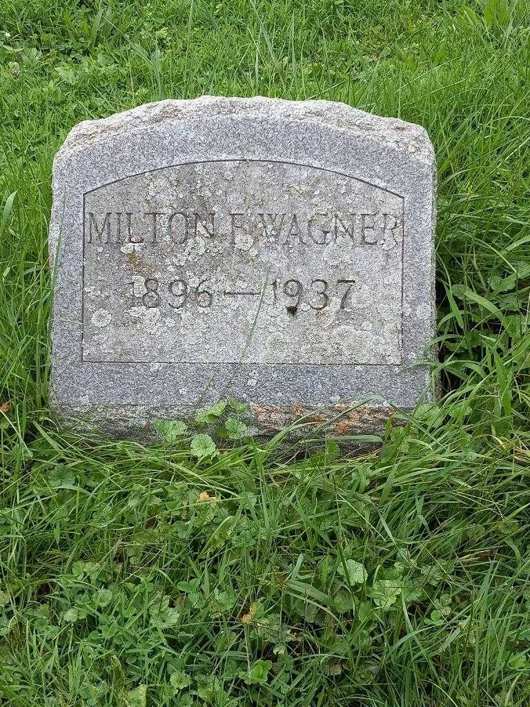 Milton F. Wagner's grave. Photo 3