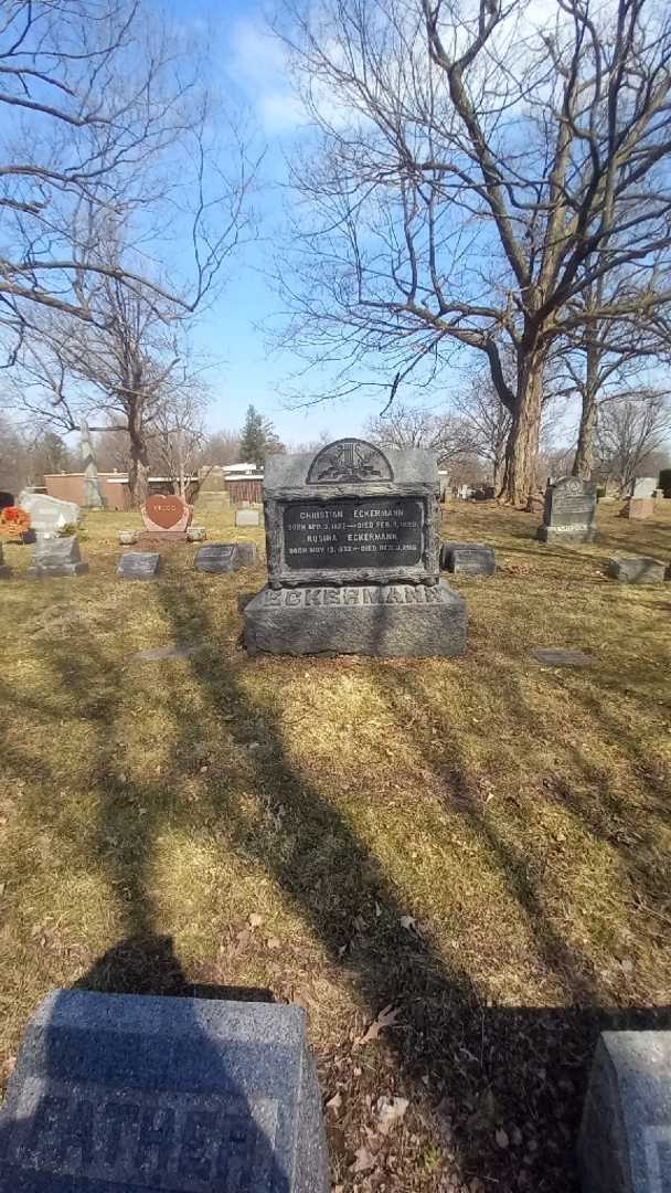 Christian Eckermann's grave. Photo 2