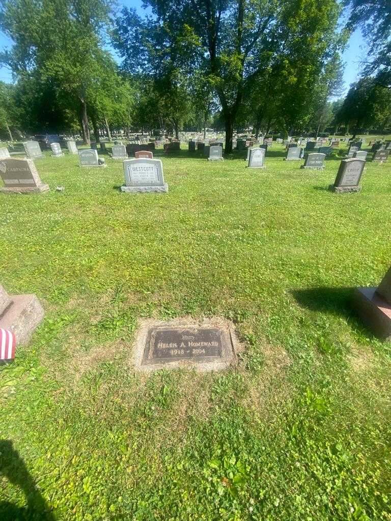 Helen A. Homeward's grave. Photo 1