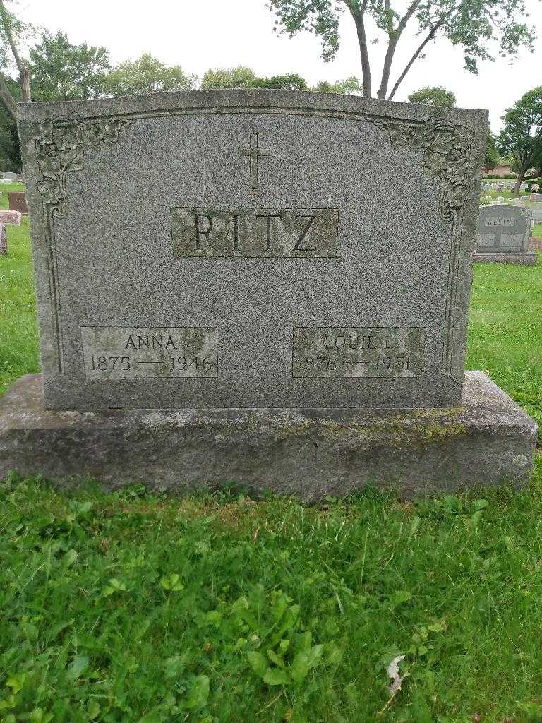 Anna Ritz's grave. Photo 2