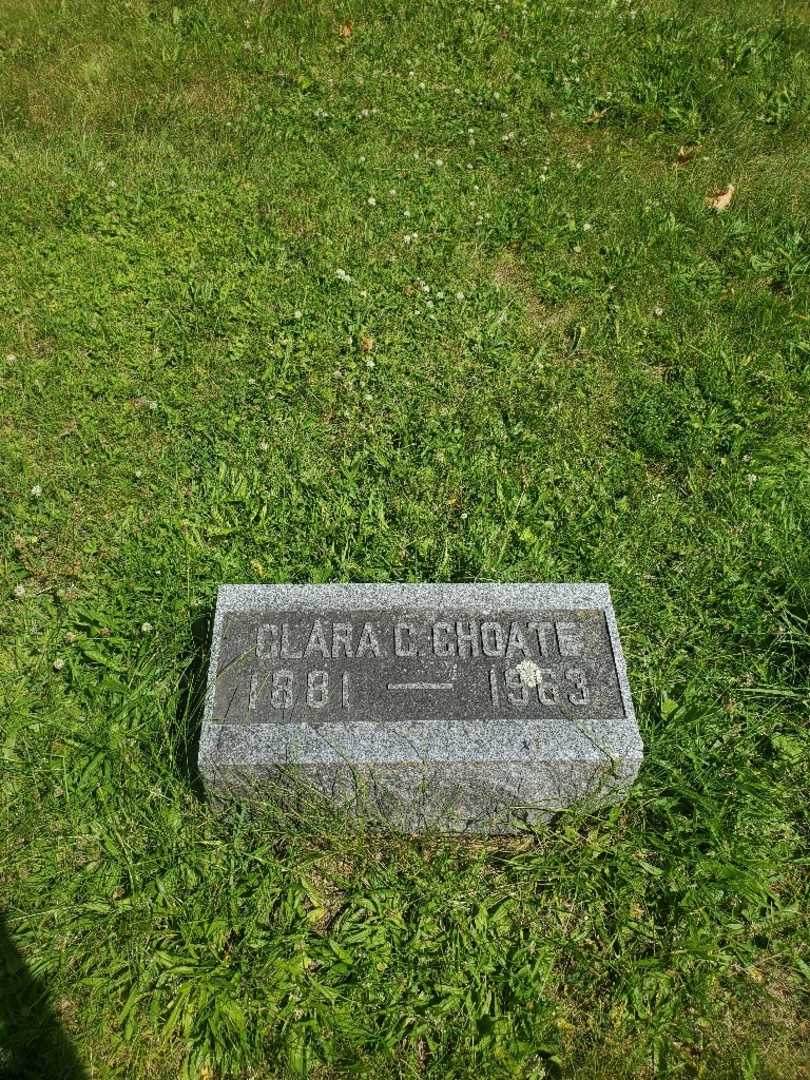 Clara C. Choate's grave. Photo 2
