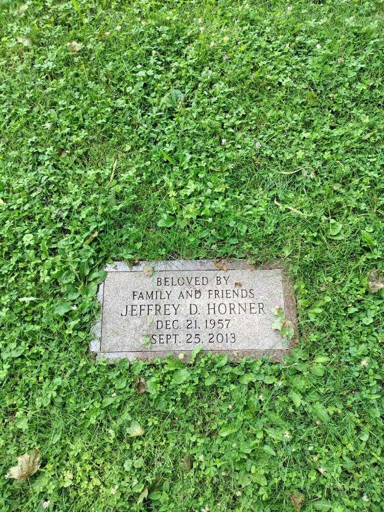 Jeffrey D. Horner's grave. Photo 2