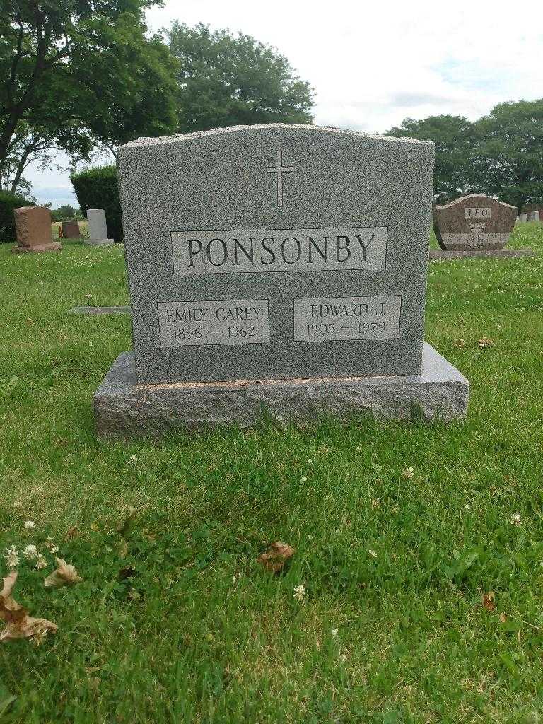 Emily Ponsonby Carey's grave. Photo 1