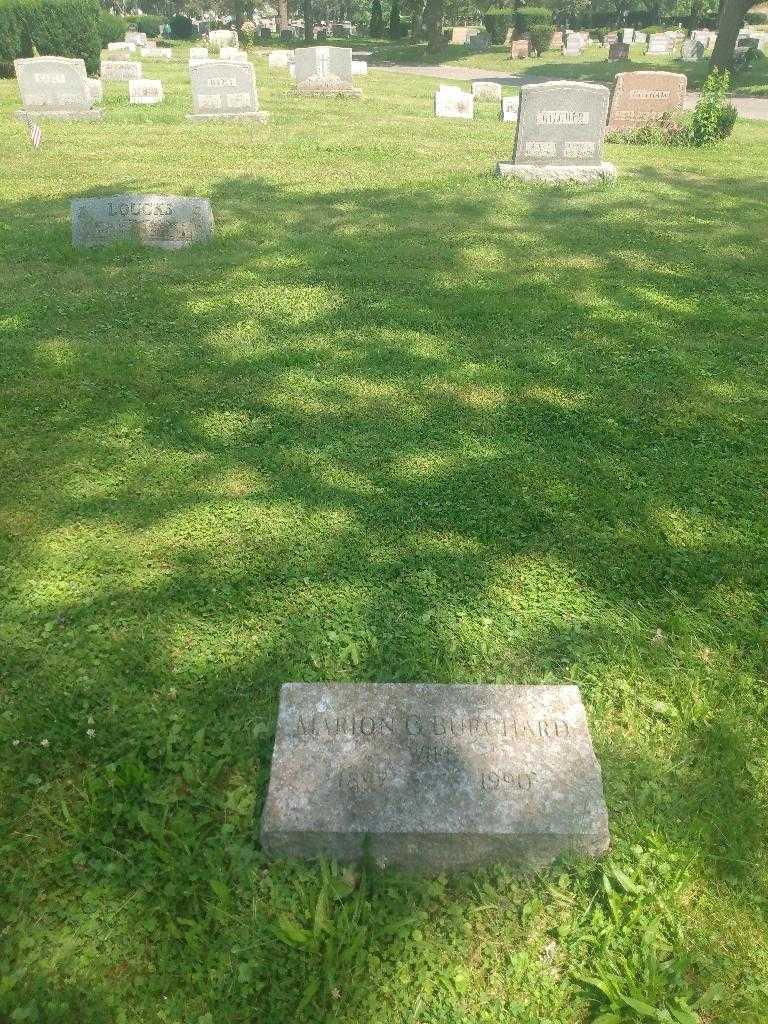 Marion C. Burchard's grave. Photo 1