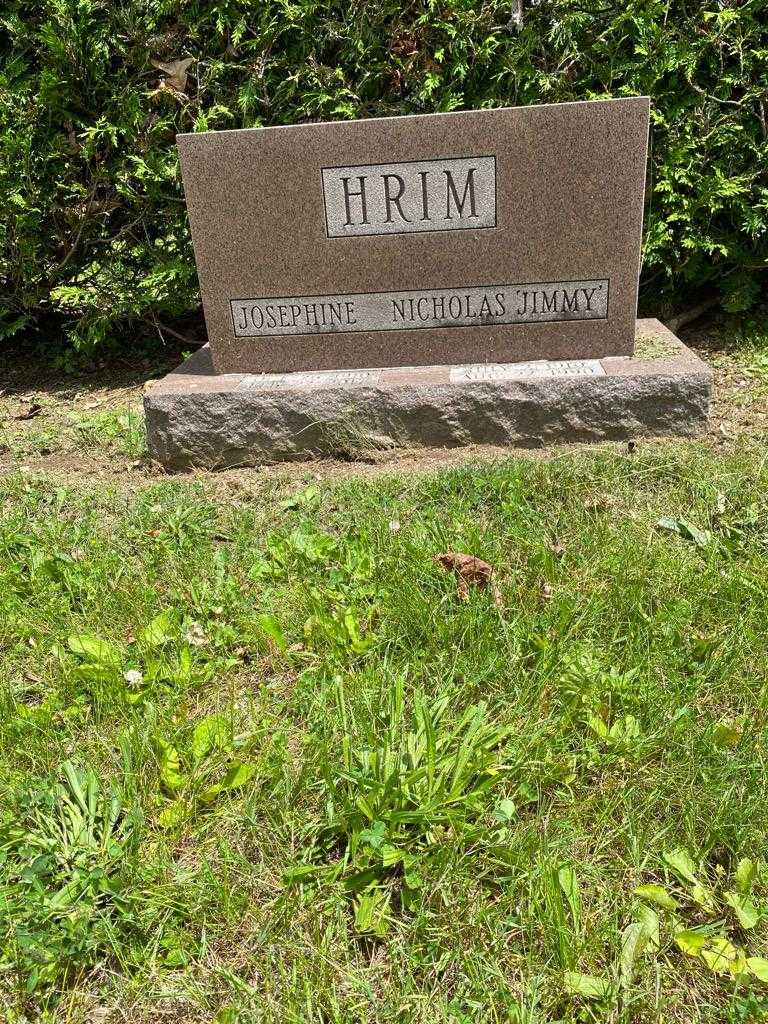 Nicholas "Jimmy" Hrim's grave. Photo 2