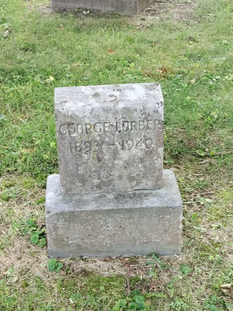 George Lorber's grave. Photo 3