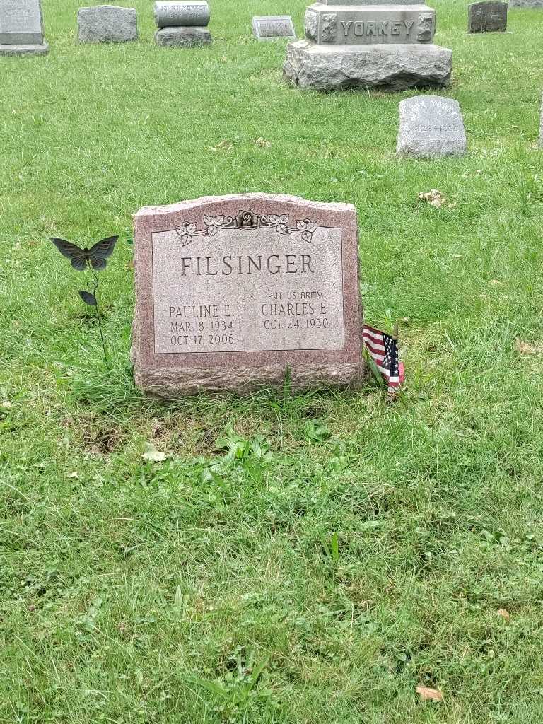 Charles E. Filsinger's grave. Photo 2