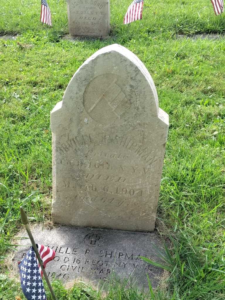 Orville R. Shipman's grave. Photo 2