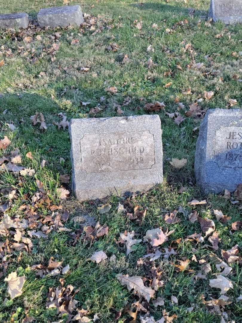 Isadore Rothschild's grave. Photo 2