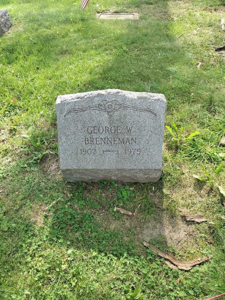 George W. Brenneman's grave. Photo 3