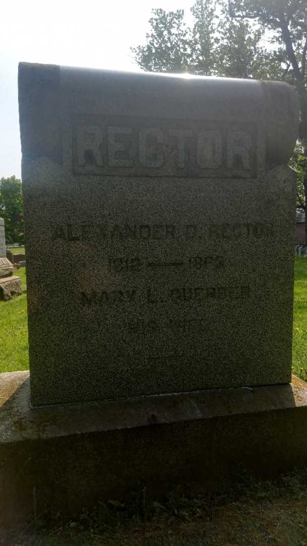 Charles A. "Chas" Rector's grave. Photo 1