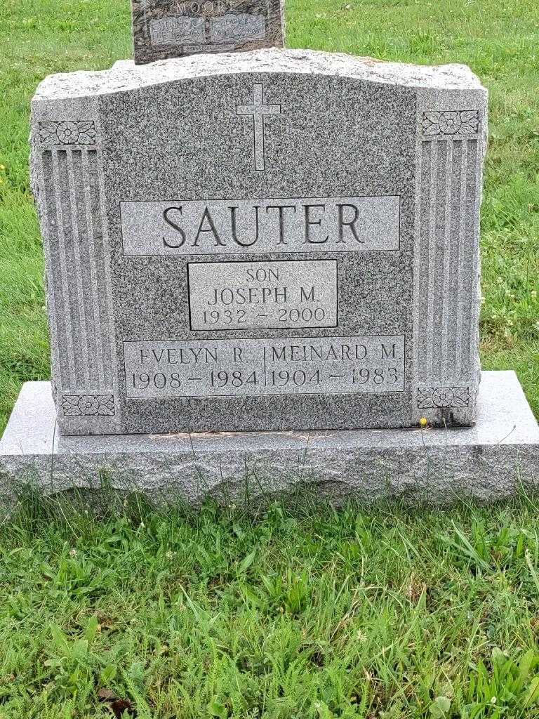 Meinard M. Sauter's grave. Photo 3