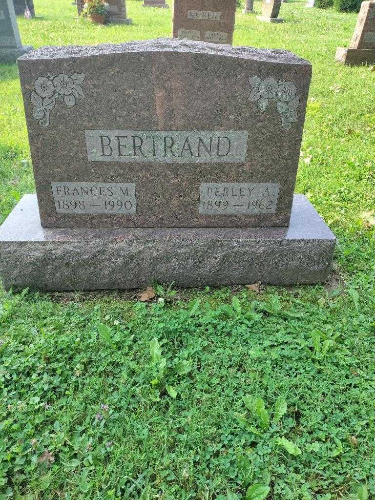 Perley A. Bertrand's grave. Photo 2