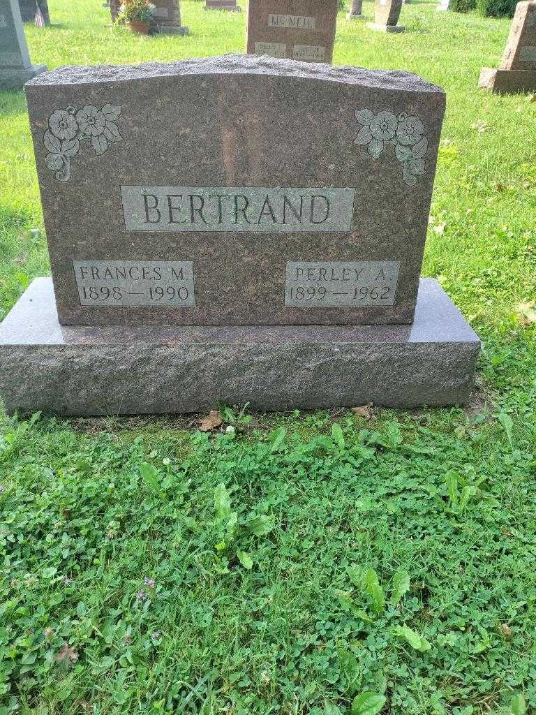 Perley A. Bertrand's grave. Photo 1