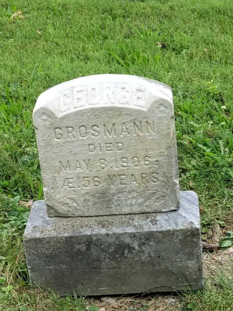 George Grossman's grave. Photo 3