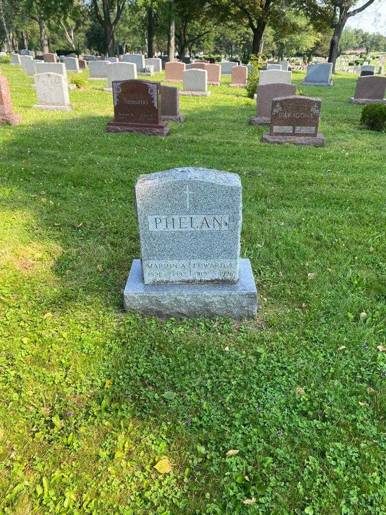 Marion A. Phelan's grave. Photo 2